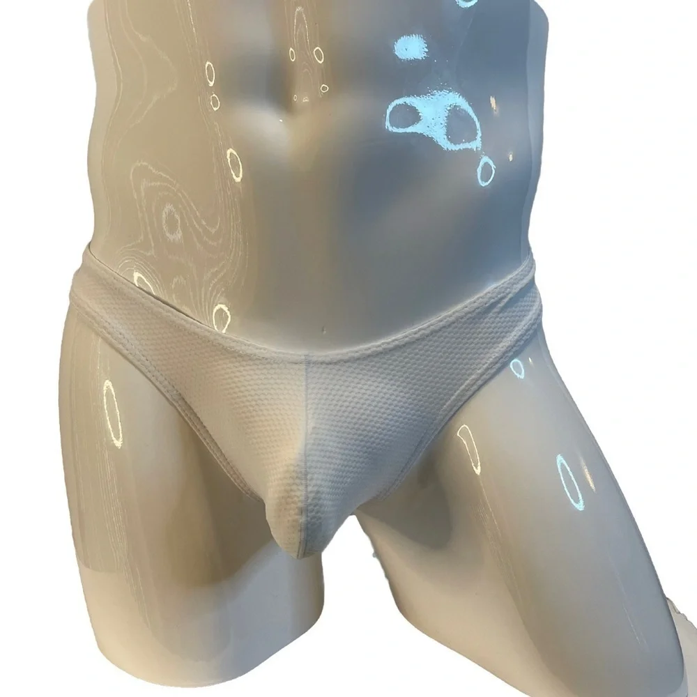 Thong G-String White Medium Sexy Underwear Mens New in Packaging